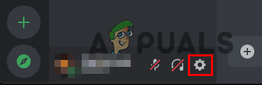 Opening Settings in Discord