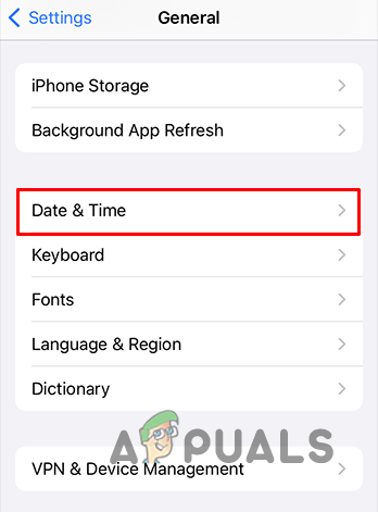 Navigating to Date and Time
