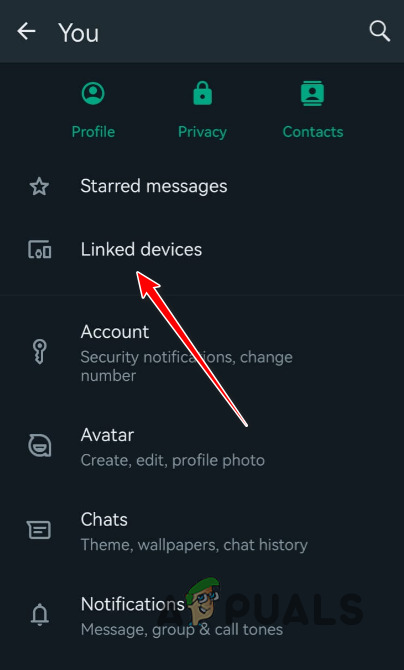 Navigating to Linked Devices