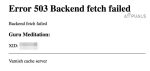 How to Fix Error 503 Backend Fetch Failed on Your Website?