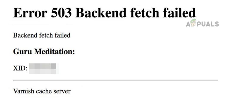 How to Fix Error 503 Backend Fetch Failed on Your Website?