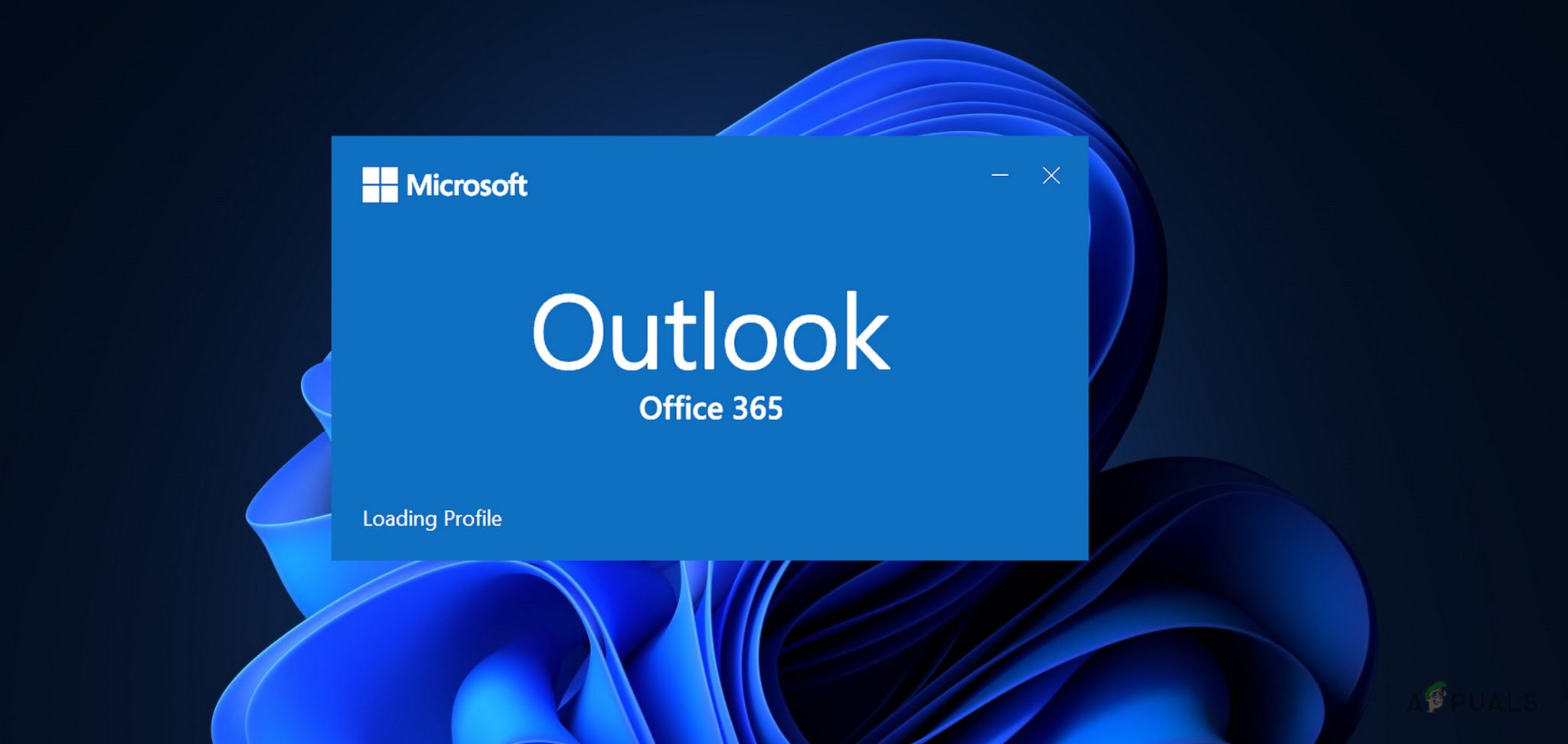 Unsticking Outlook from the loading profile screen.