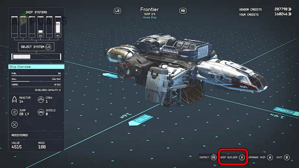 Use the Ship Builder Tool to Edit a Starfield Ship