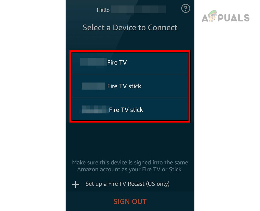 Reset the Firestick by Using the Fire TV App