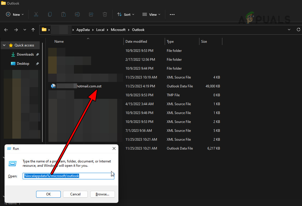 Delete the OST File of the Outlook Profile