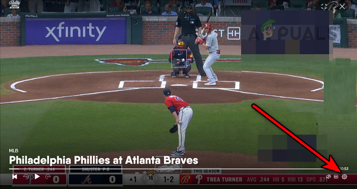 Change the Video Quality of the Bally Sports Stream