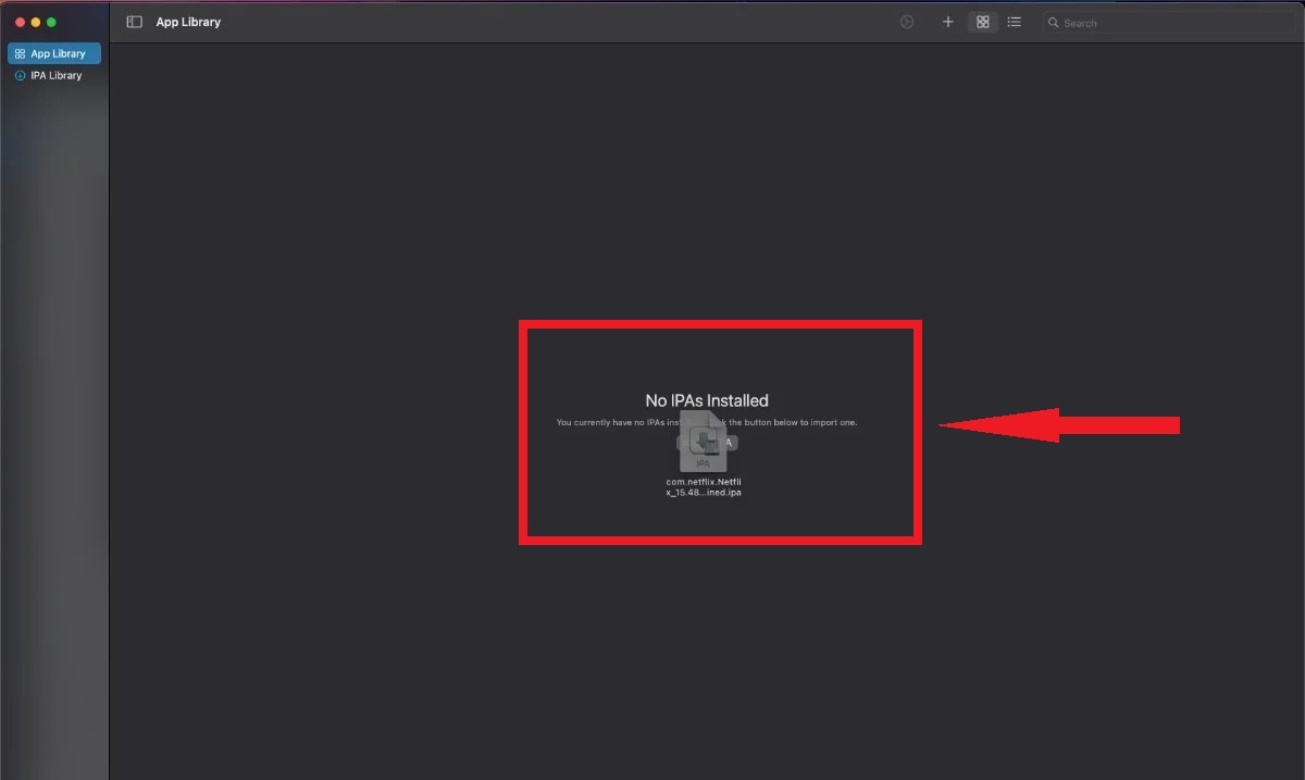 2. Drag the downloaded file into PlayCover