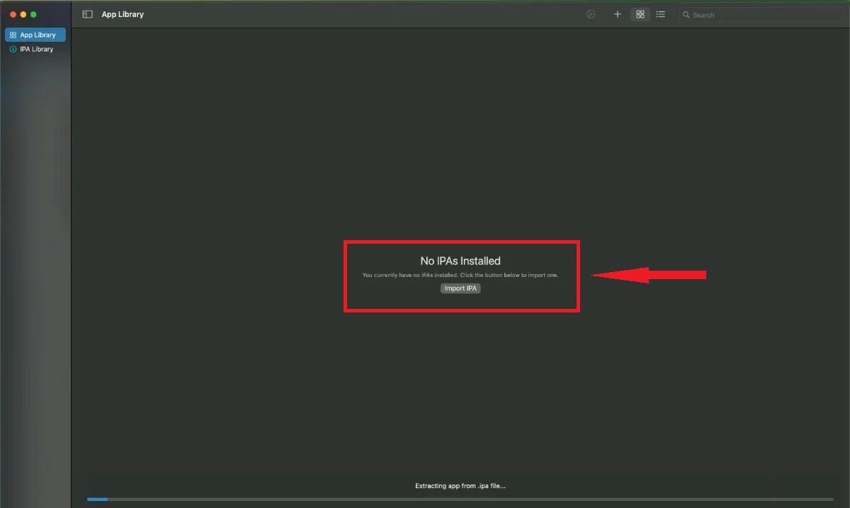3. PlayCover will extract the IPA file and set up Netflix