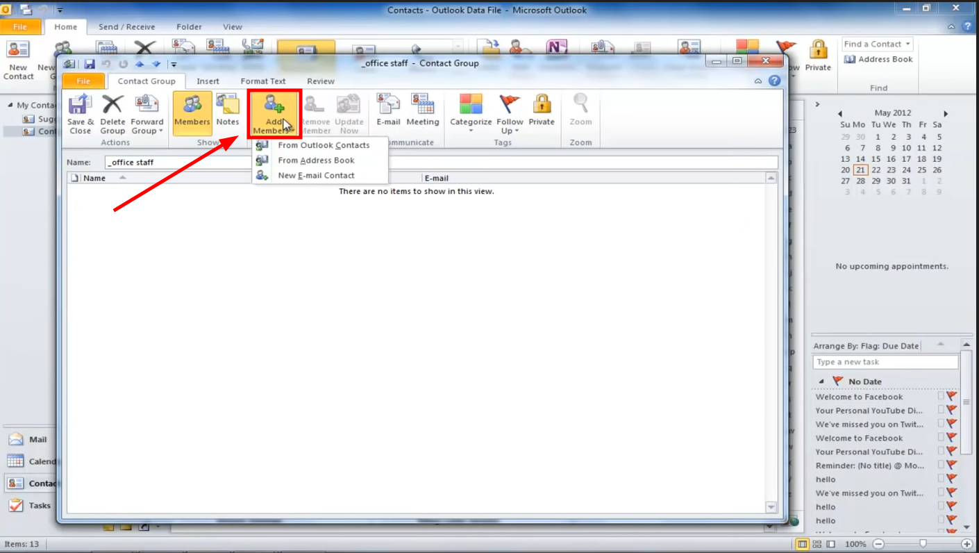 4. Click on Add Members
