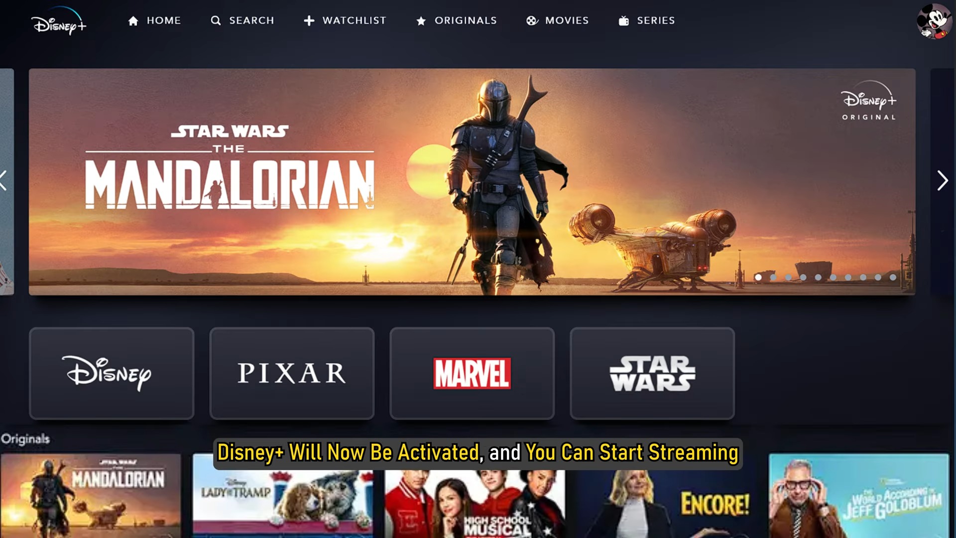 After entering the code, your TV screen will update