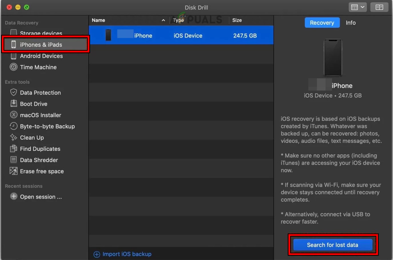 Search for Deleted Notes on the iPhone