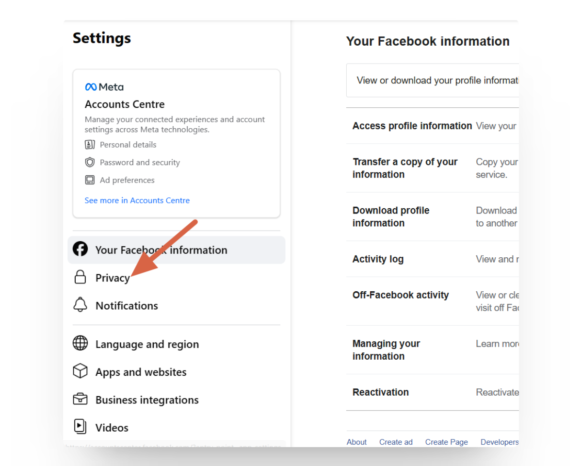 Facebook Privacy Settings