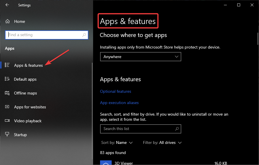 Uninstall programs you don't need