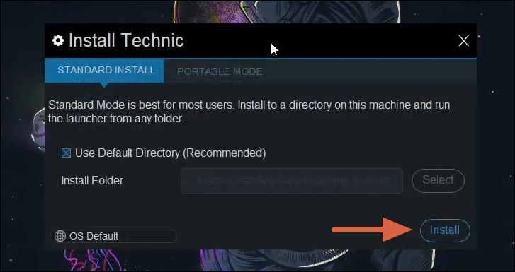 Install Technic Launcher for Windows