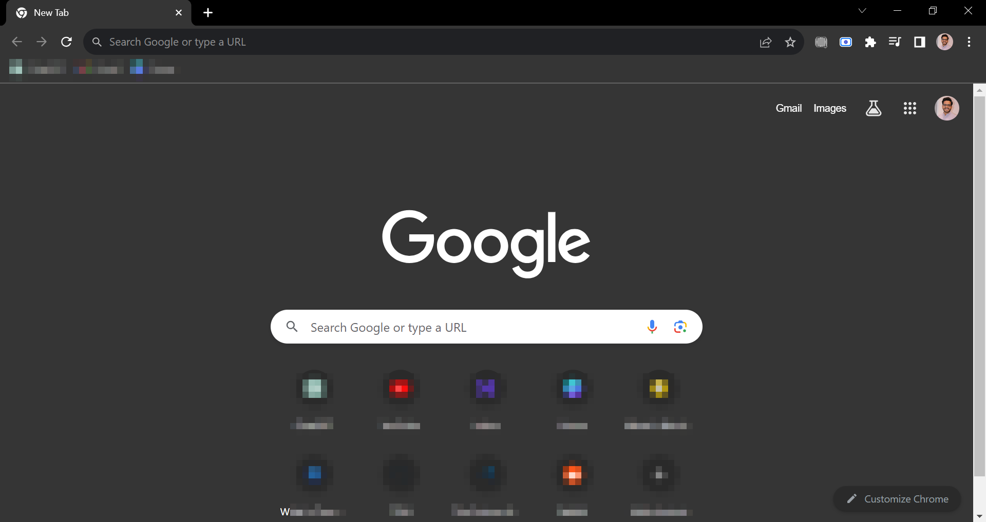 Open the New Tab on Google Chrome