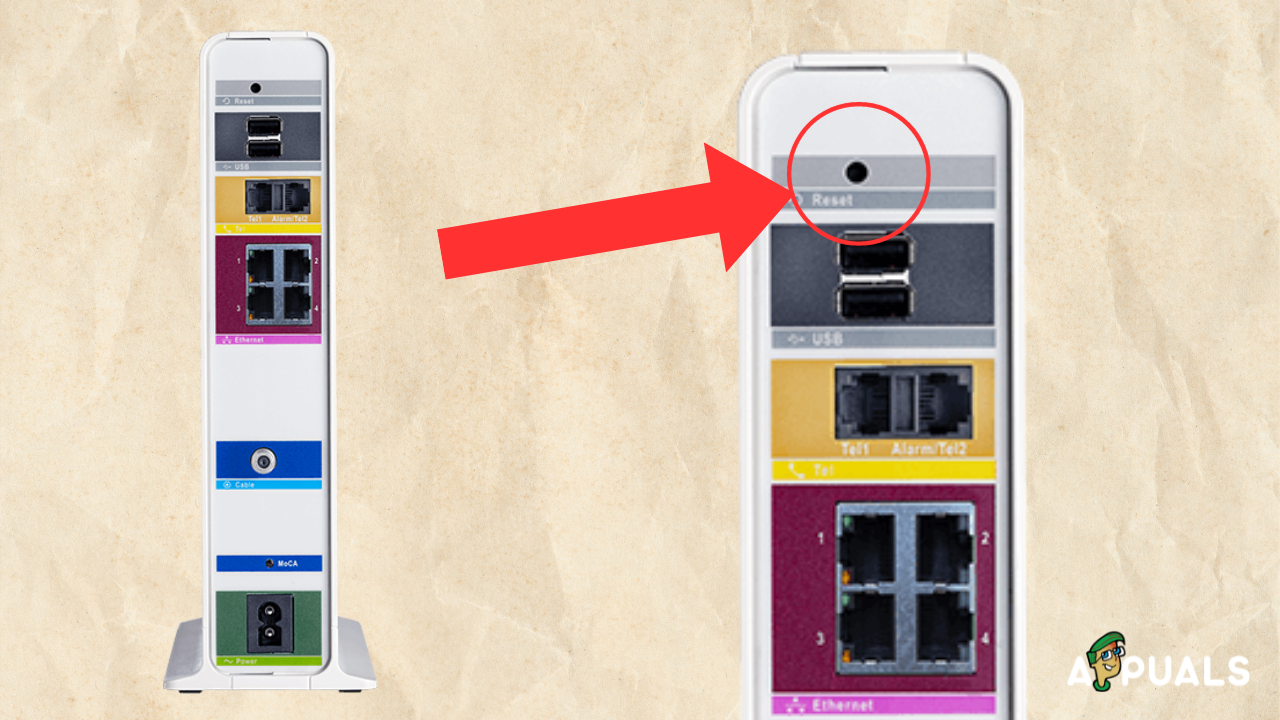 Reset your Arris Router