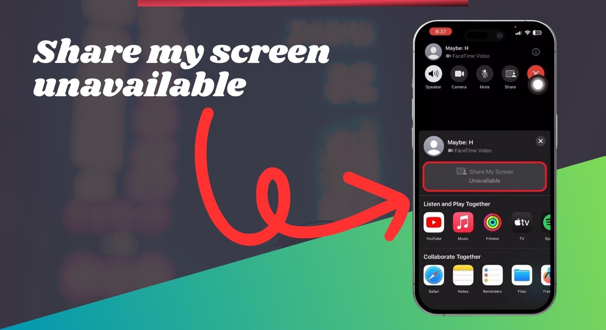 Share My Screen Unavailable on iPhone? 10 Easy Fixes!