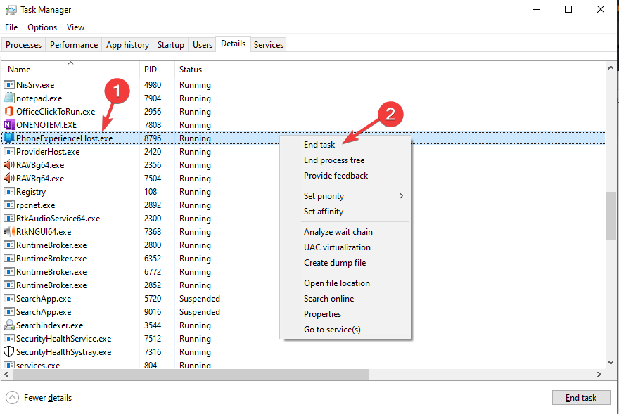 PhoneExperienceHost.exe