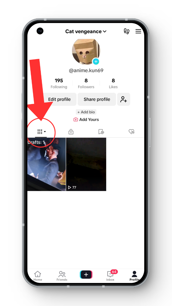 View Drafts TikTok