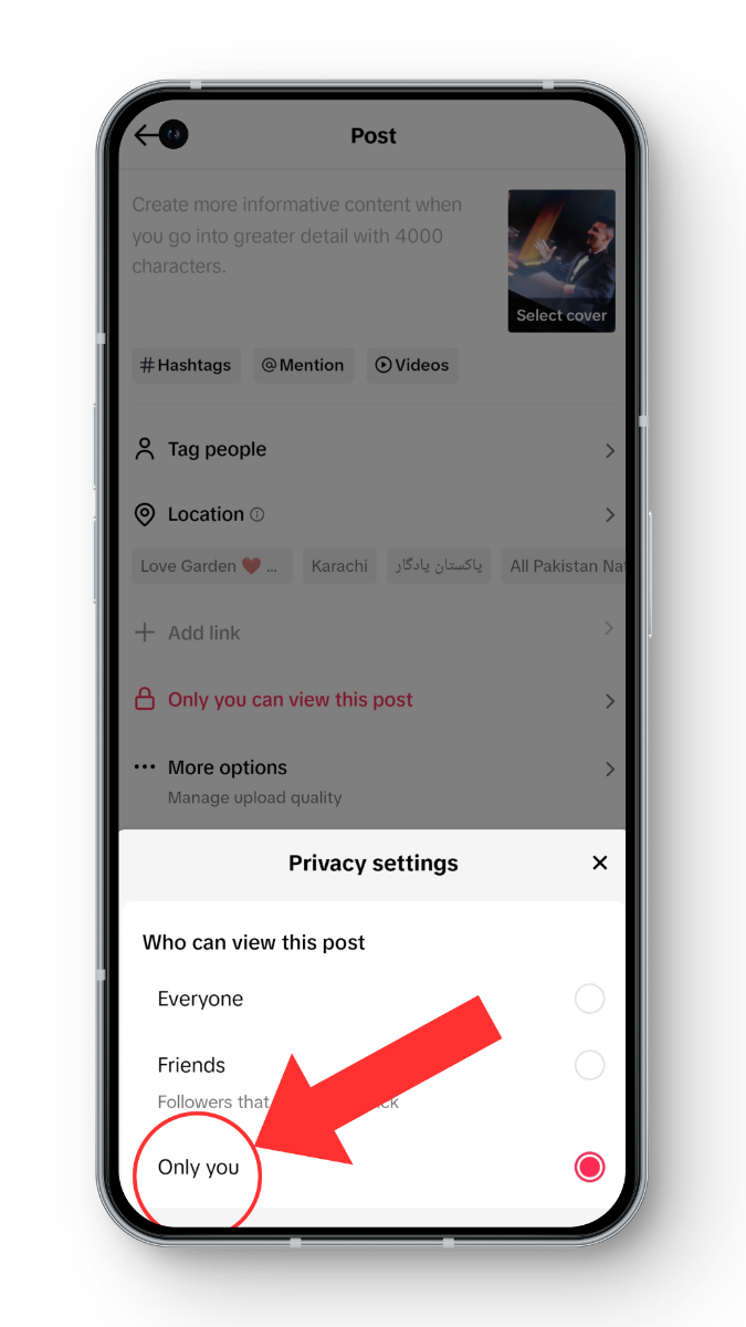 Video Privacy TikTok