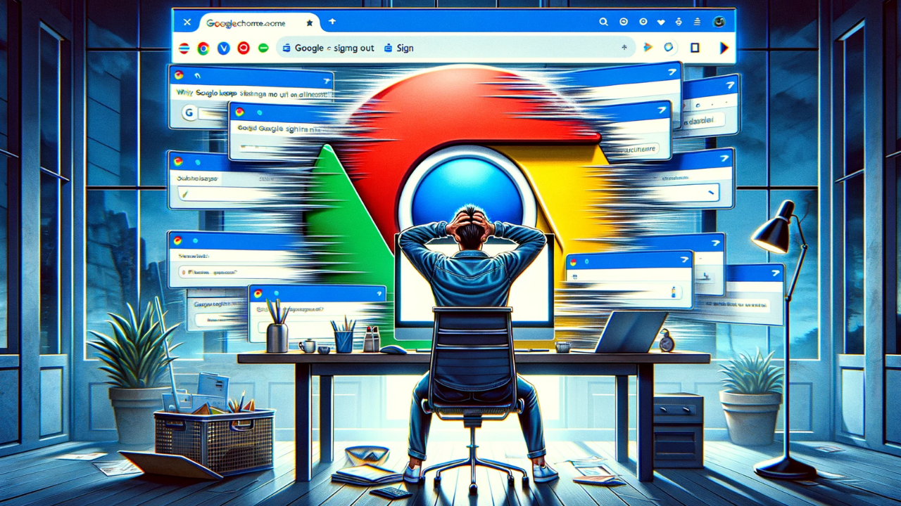 chrome keeps signing me out