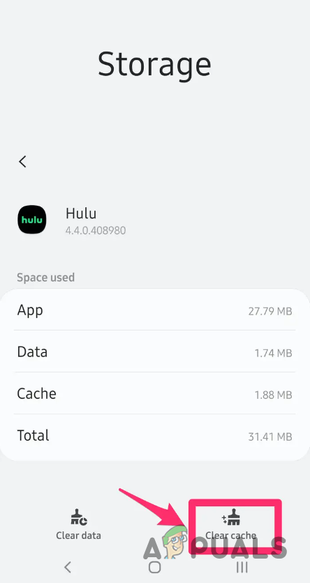 Clearing Hulu Cache