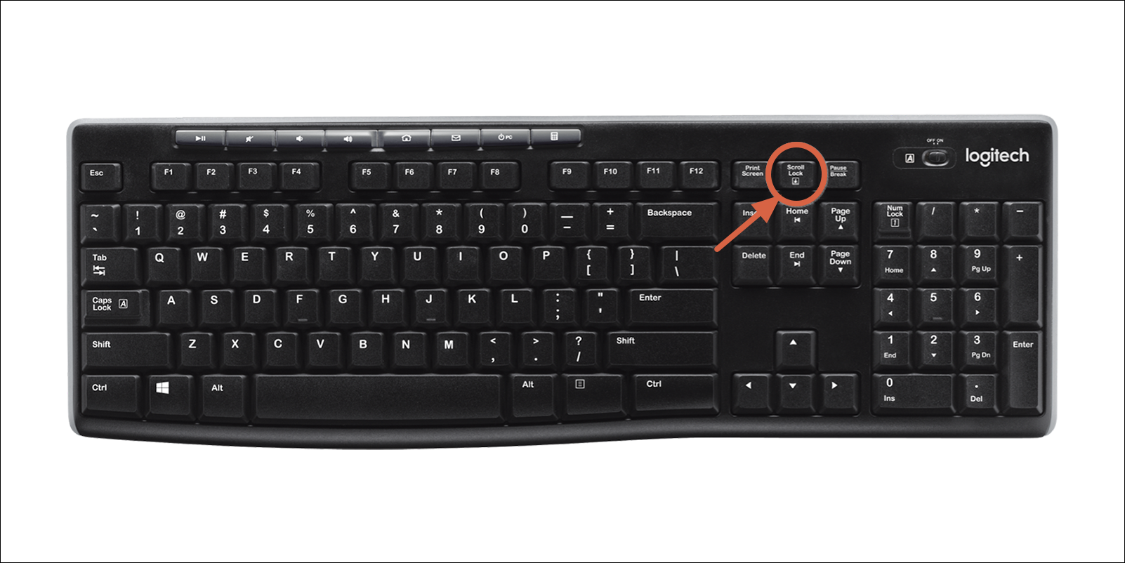 Scroll Lock Key on Full-Sized Keyboards