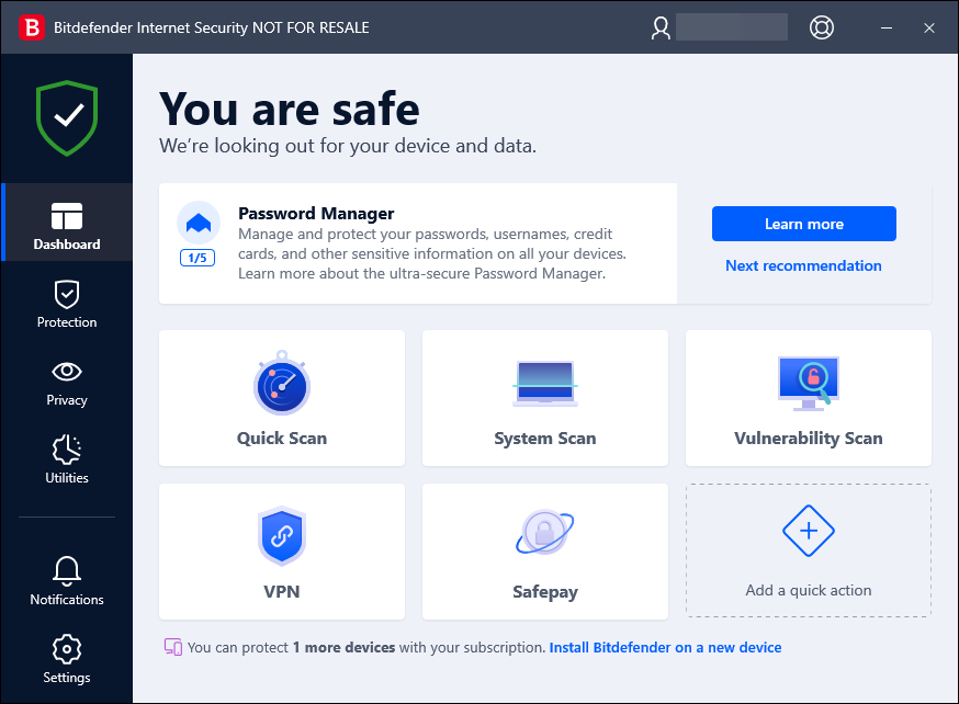 Bitdefender Internet Security