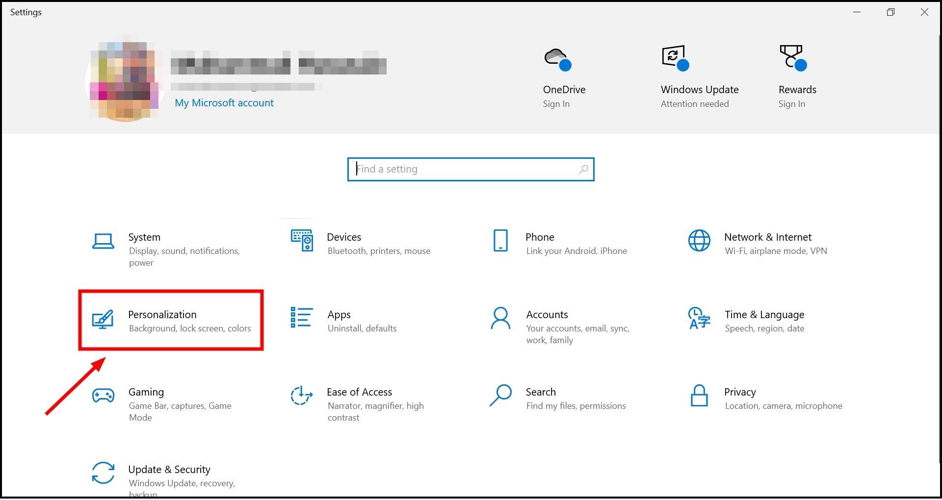 Choose Personalization
