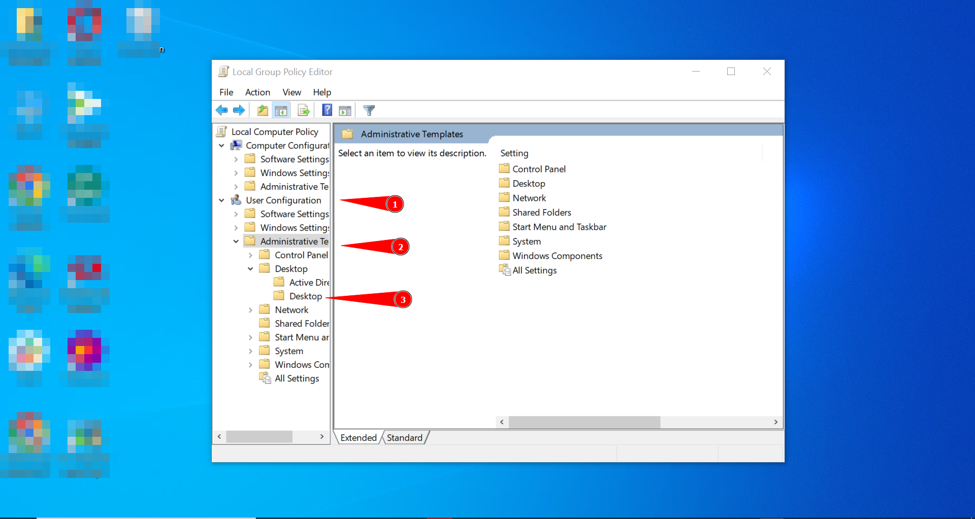 Open User Configuration