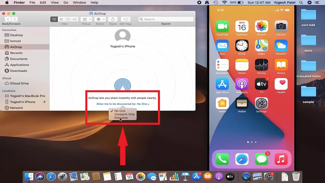 Adjust the Visibility 