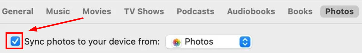 Click on the Checkmark