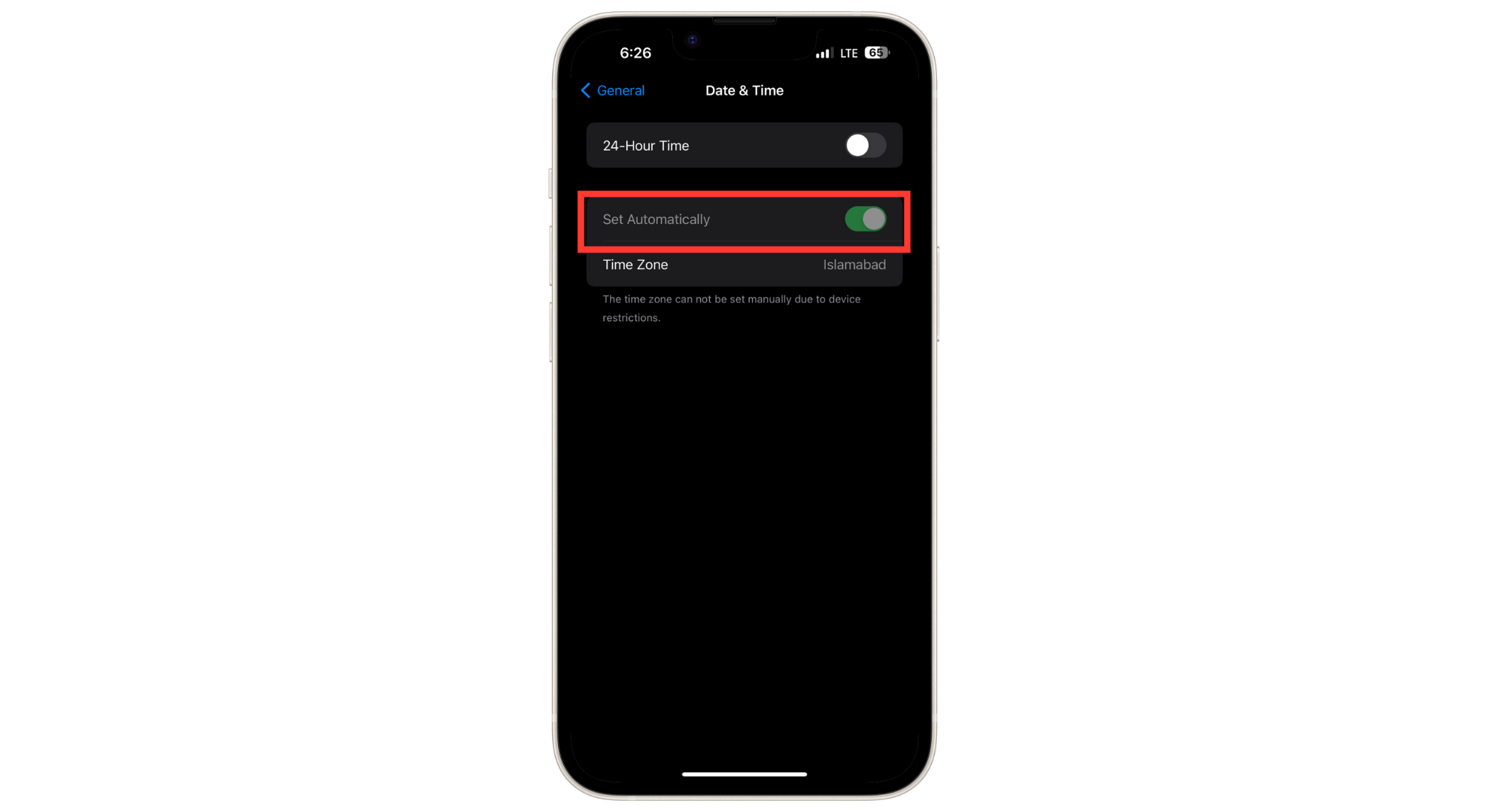 Make sure this option is on