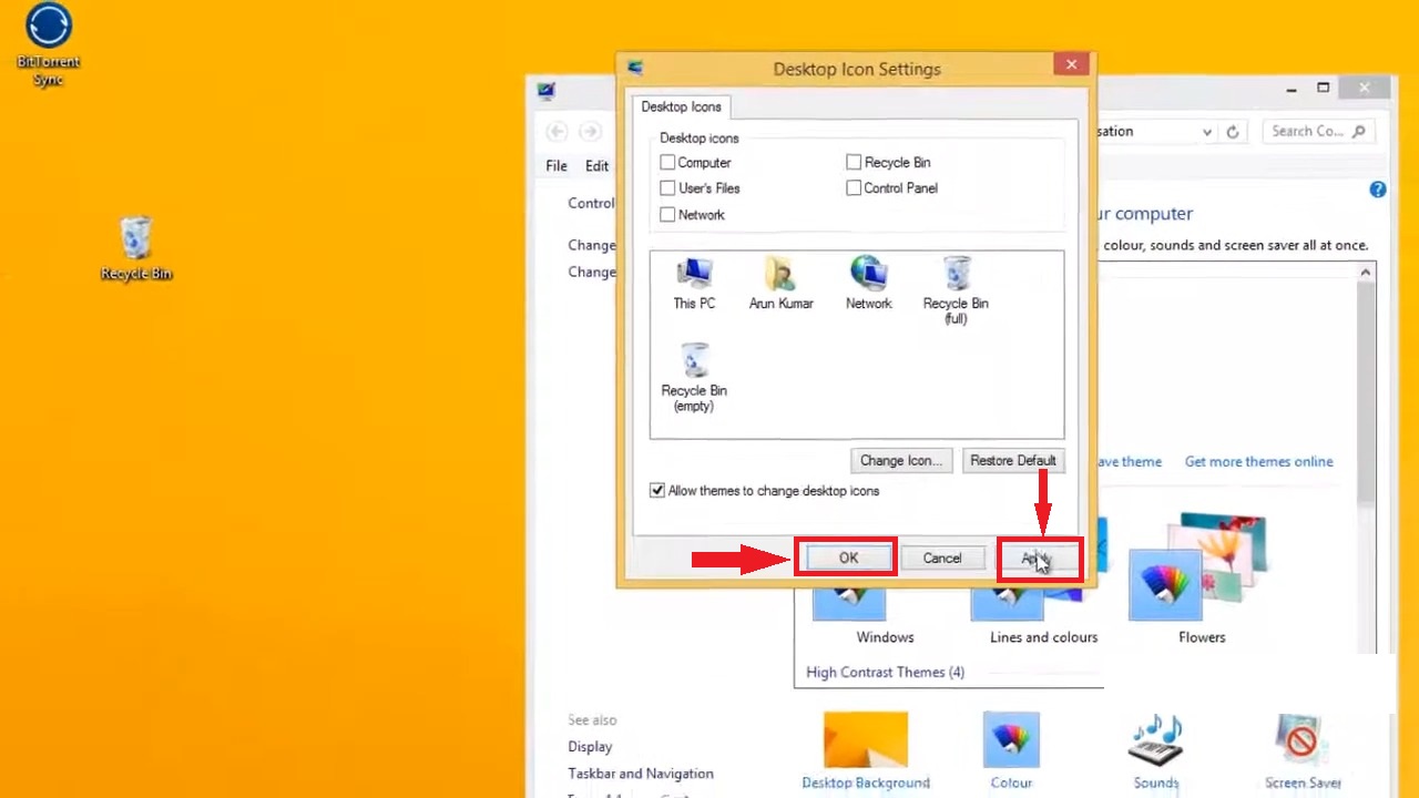  Click Apply and then OK
