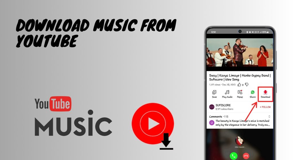 Download music from YouTube