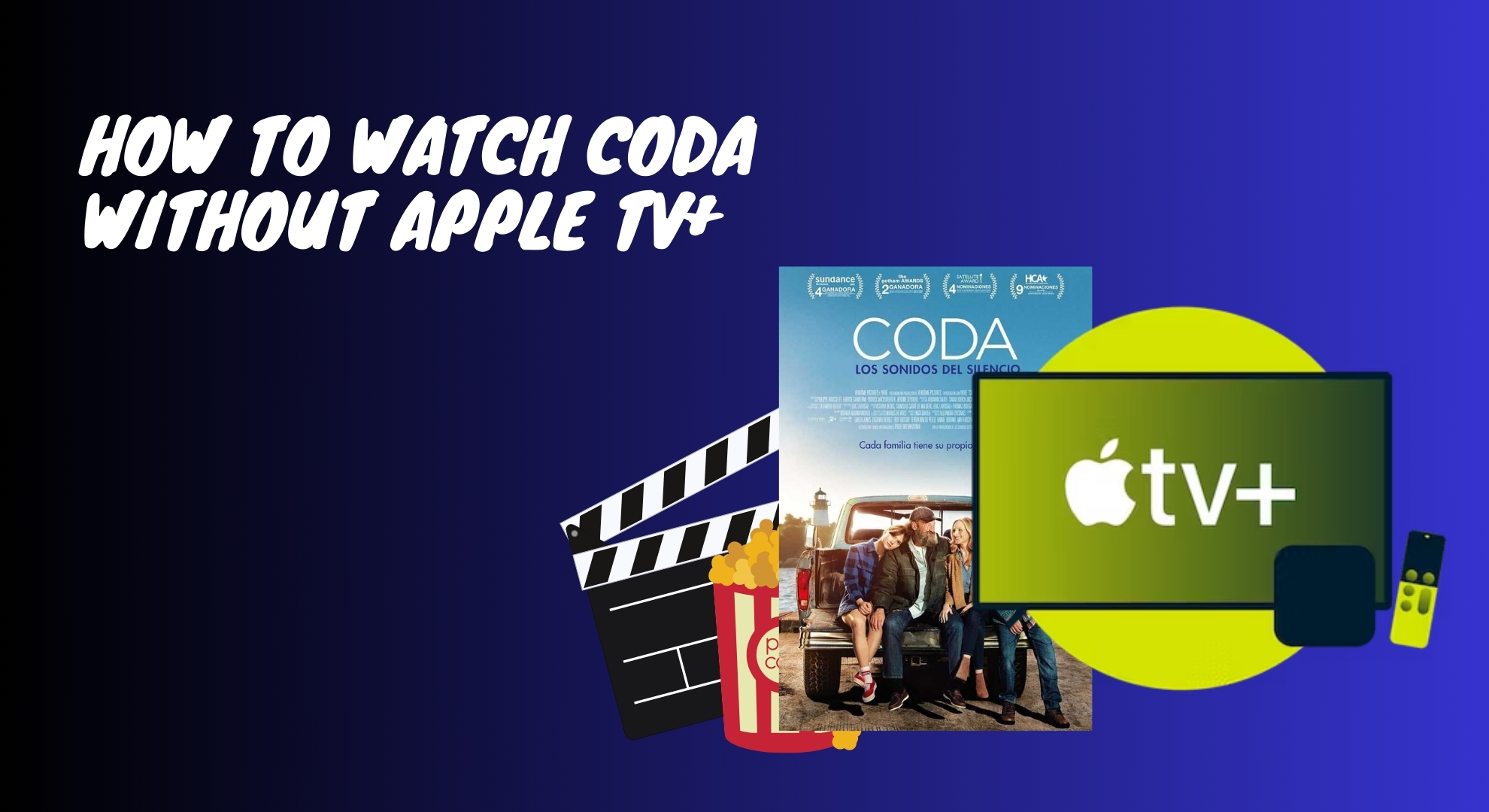 how to watch coda without apple tv  for free