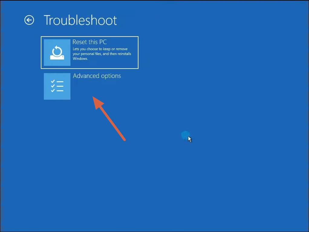 Windows Boot Options
