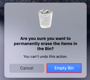Empty Trash on Mac