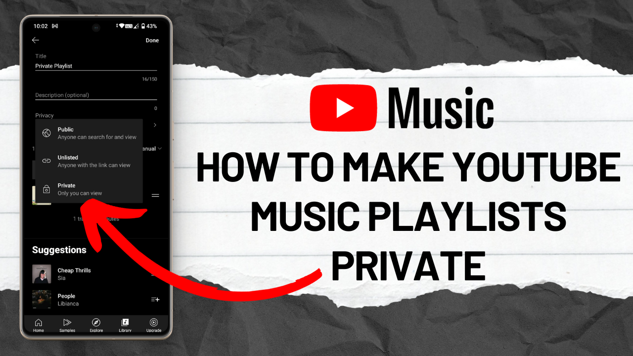 How to Make Your YouTube Music Playlists Private [Guide]