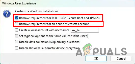 Bypassing Windows 11 Requirements with Rufus