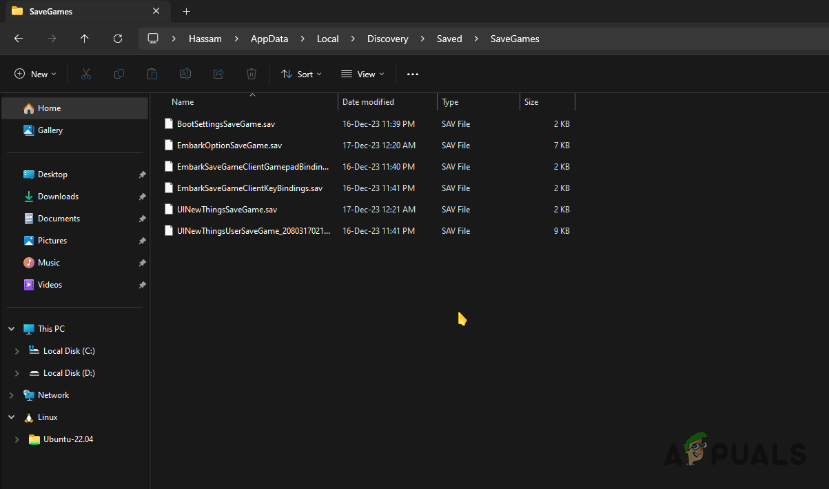 Deleting SaveGames Files
