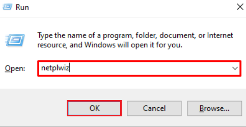 netplwiz in run