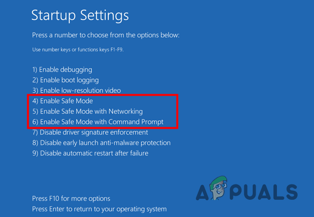 Booting into Safe Mode