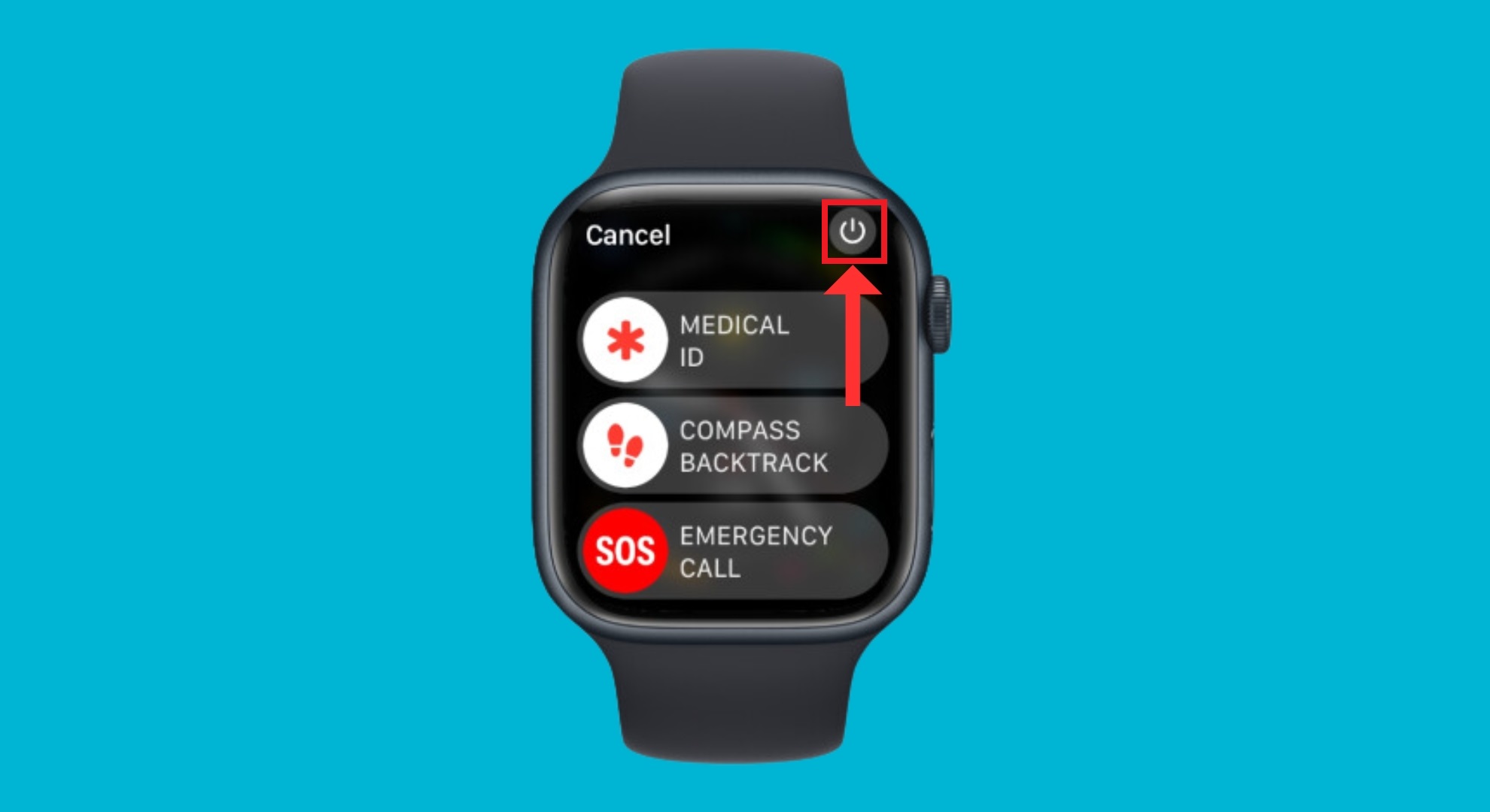 Tap on the Power Button