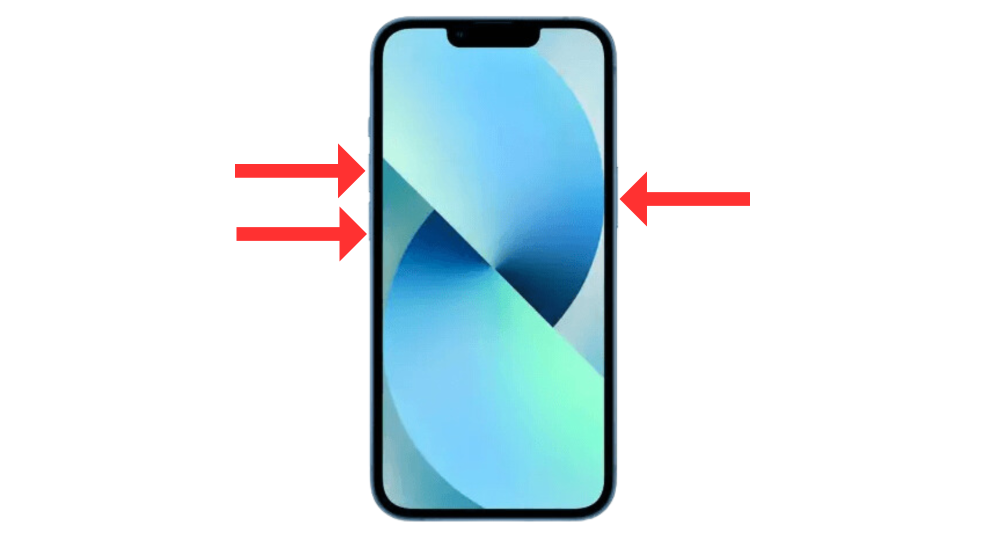 Press the buttons simultaneously 