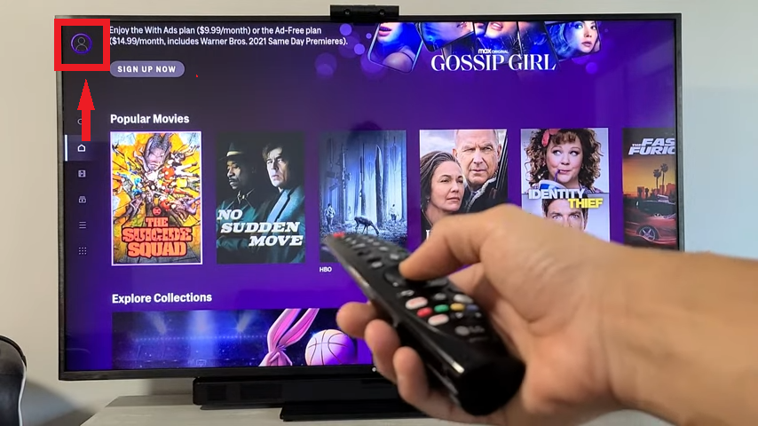 Click on the Profile