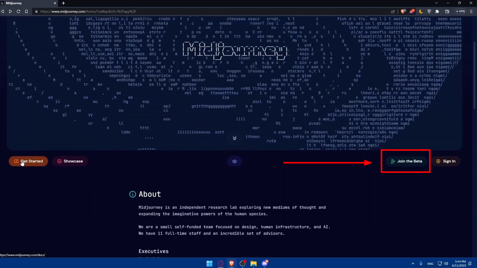 Click on the Join the Beta