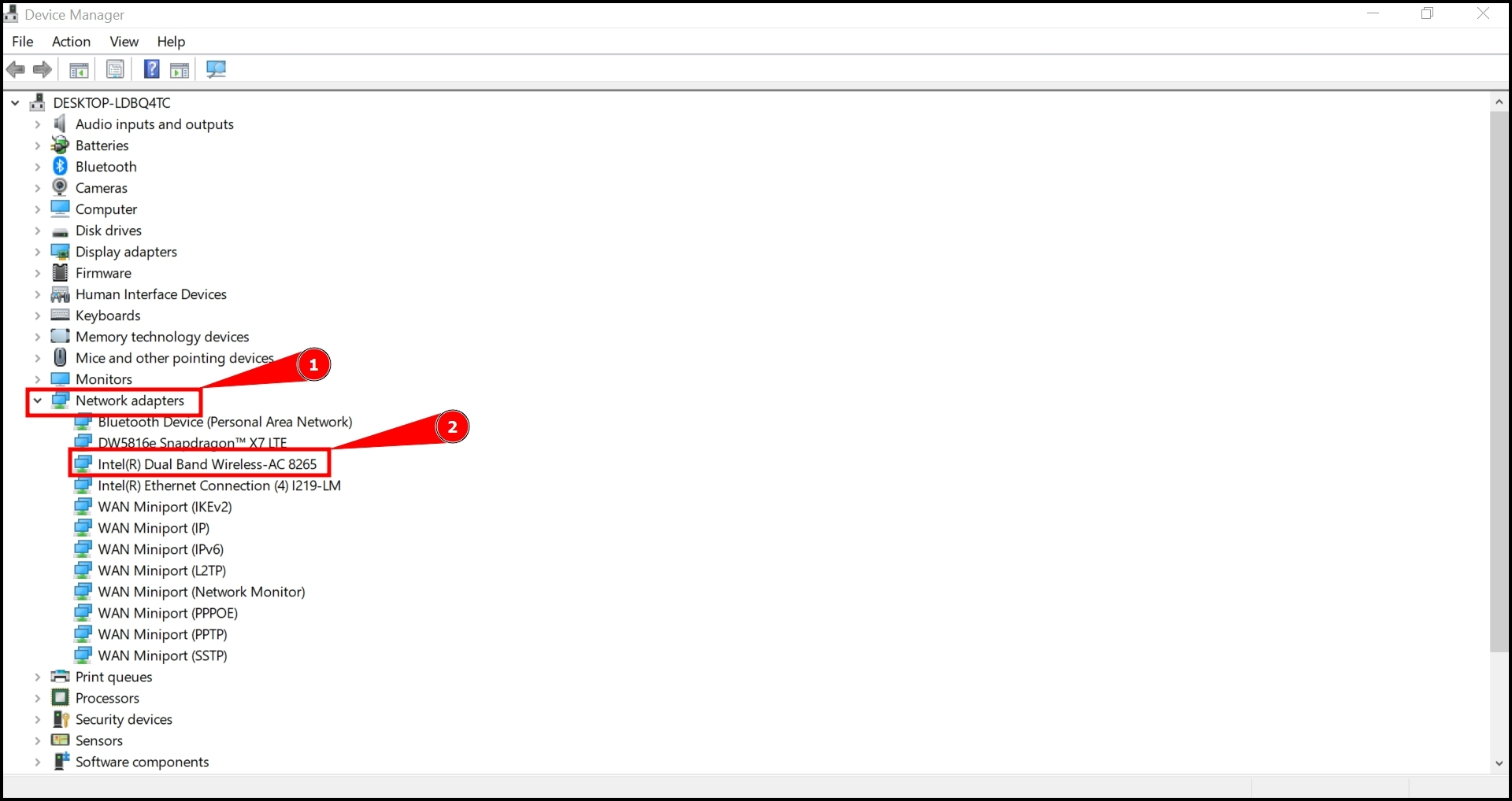 Double Click on the Wireless network settings