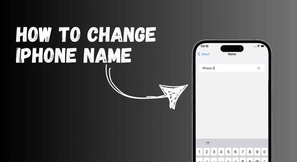 How to change iPhone name