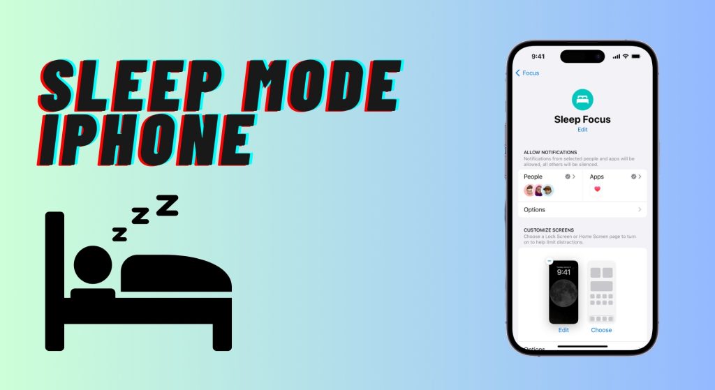 Sleep mode iPhone